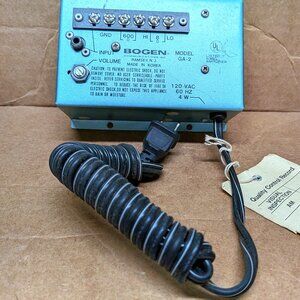 BOGAN GA-2 UTILITY AMPLIFIER 1.5W 600-OHM OR 8-OHM